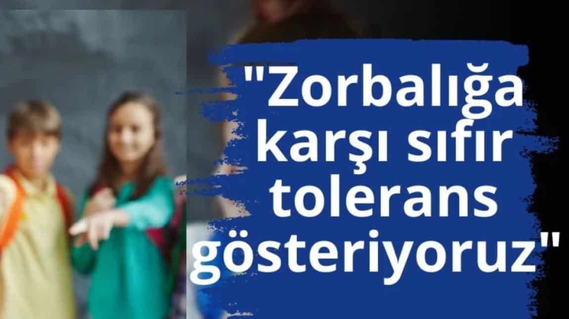 Akran Zorbalığına Karşı Sıfır Tolerans Gösteriyoruz